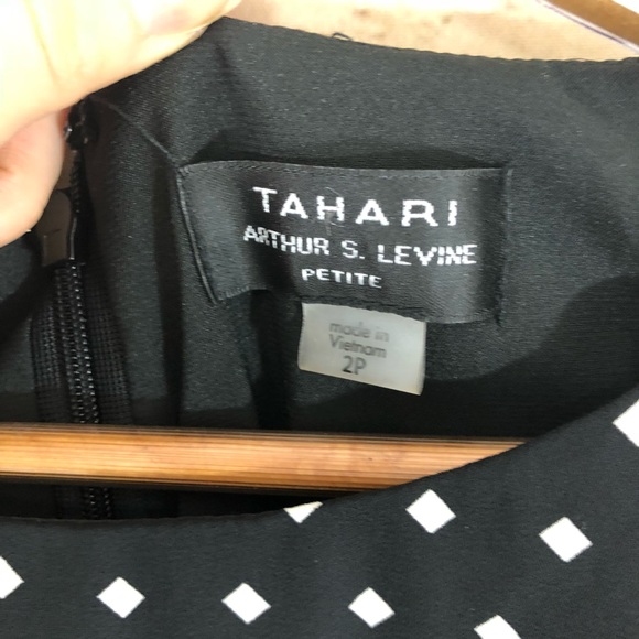 NWT Tahari Dot Wrap Dress - Picture 6 of 8